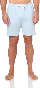 BOSS Мужские шорты для отдыха Mix&Match из хлопка с эластаном, Chambray Blue Melange