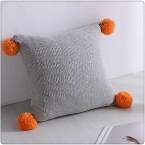 ZUIAI Минималистичные цветные вязаные наволочки детские