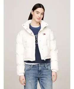 Пуховик Cropped fit Tommy Jeans, белый