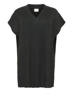 KAFFE CURVE Кейп в черном цвете