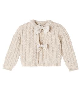 Детский кардиган Martinique из смесовой шерсти Cozmo, Stone
