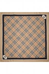 Шелковый шарф Check Burberry, цвет sand