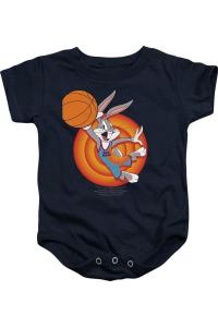 Детский комбинезон Space Jam 2 Bugs Slam на кнопках Gildan, темно-синий