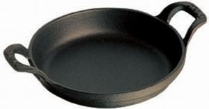 Форма для запекания Staub круглая, 0,25 л, 12 см, черный