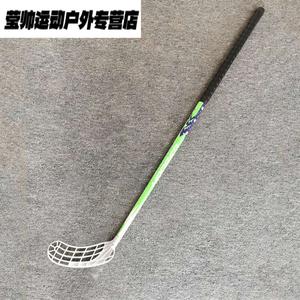 He Jiagong Хоккейная клюшка Dry Ice, тренировочная, для детского флорбола, левая, зеленая, 90 см