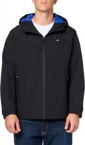 Мужская стеганая куртка с капюшоном Tommy Hilfiger, Clean Black