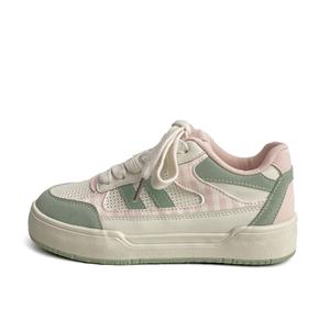 City camel Женские низкие скейтерские кеды бежево-голубые, цвет Beige Blue