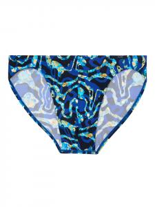 HOM Мини-трусы Funky Styles с принтом темно-синего цвета
