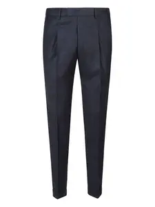 Плиссированные брюки Pt Torino, синий