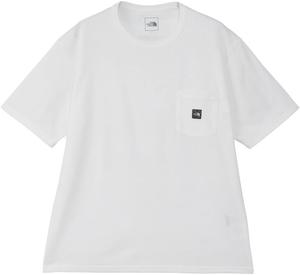 Мужская и женская футболка для походов с коротким рукавом THE NORTH FACE (NT12401 OW) (2024SS), светло-бежевый