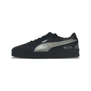 PUMA Износостойкие низкие кроссовки для скейтбординга JOLA, женские, черные, серебристые