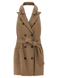 Платье-жилет Elisabetta Franchi, бежевый