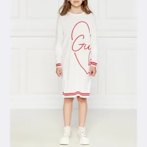 Платье с добавлением кашемира Guess, белый