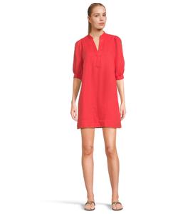 Платье Lilly Pulitzer Mialeigh Elbow Sleeve Linen, Cane Coral