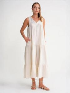 MixRay Платье в кремовом цвете