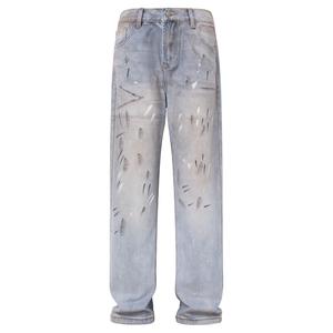 Джинсы Unisex утепленные с флисовой подкладкой прямого кроя Jeep, p755mwnq45 светло-синий[fleece-lined]