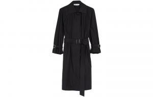 Женское черное платье с длинными рукавами MaxMara