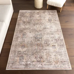 Ковер Philomena Medallion Spill Proof Area Rug nuLOOM, 152x244 см, шалфейный зеленый