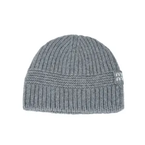 MIU MIU Бейсболка с логотипом, Gray