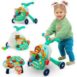 Push Walker Учебный Столик 2В1 Зеленый Inna marka