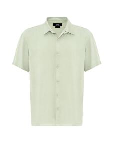 Рубашка на пуговицах стандартного кроя Antioch, светло-зеленый