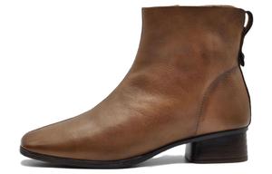 ARTMU Женские замшевые ботинки кофейного цвета с подкладкой из флиса, цвет Coffee (Fleece-Lined)