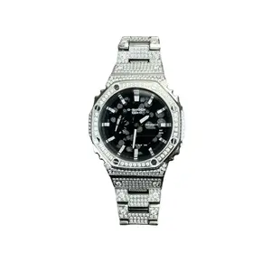 CASIO Ретрофот серия кварцевый механизм браслет из нержавеющей стали часы унисекс черный циферблат