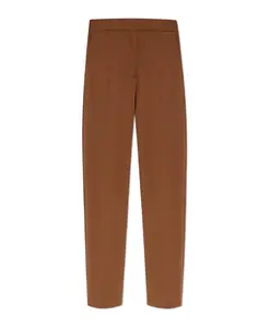 Плиссированные брюки пегно Max Mara, коричневый