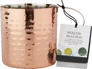 Кружка для коктейлей Luxe Lounge из нержавеющей стали объемом 550 мл, кружка Moscow Mule, медная BarCraft