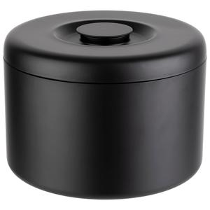 Контейнер для льда Ледяная коробка, Ø 27 см, высота 20 см, 6 литров, 1 шт., из алюминия, внутренний контейнер на 300 кубиков льда Aps, черный