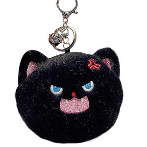 Плюшевый кулон с котиком 15 см высота Dolls and bears dance, черный