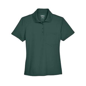 Женская поло Origin Performance с карманом Core365, Forest
