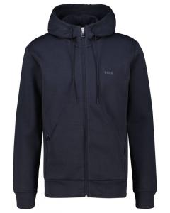 Толстовка с отвисающим капюшоном Boss, синий