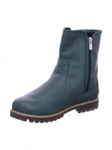 Andrea Conti Теплые женские зимние туфли зеленого цвета