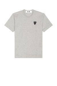 Футболка Comme Des Garcons Play, Top Gray