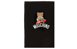 MOSCHINO Вязаный шарф унисекс черный, Black