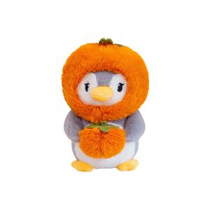 Плюшевая игрушка Auspicious Fruit Penguin Cartoon Persimmon Peaceful Dolls высотой 28 см MENGXIAOZAI