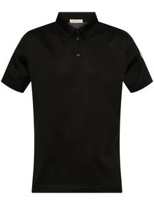 Футболка-поло из хлопка Moncler, черный