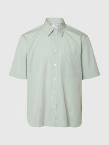 Рубашка на пуговицах Comfort fit SELECTED, зеленый