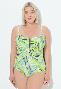 Купальник Ulla Popken Swimsuit, Lime/Green