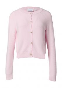 Вязаный кардиган comma casual identity, пастельно-розовый