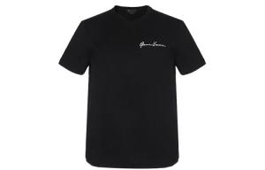 VERSACE Футболка Gv Signature с вышивкой 'Black'