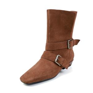 AIQINISHA Ботильоны женские цвета хаки/коричневый