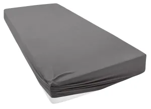 Простыня на подкладке для дома "Cremona", в свойствах: хлопок с эластаном или лен, премиум качество, размеры от 90х200 см Home affaire 180х200 см, 1 шт., цвет anthrazit