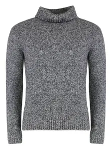 Свитер с высоким воротником Moorer, серый