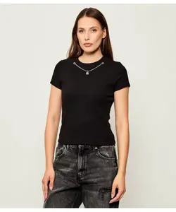 Футболка Dannecy Slim fit Hugo, черный