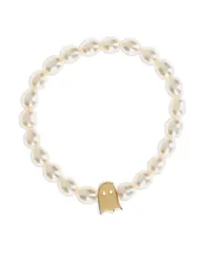 Золотой браслет с жемчугом Aliita, золотистый