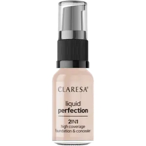 Жидкий консилер и покрывающая основа с гиалуроновой кислотой для лица 103 Claresa Liquid Perfection, 18 гр