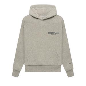 Детский пуловер с капюшоном Fear of God Essentials Dark Heather Oatmeal