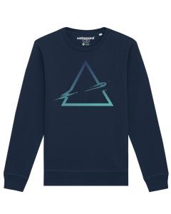 Толстовка Watapparel Triangle, цвет Navy/Turquoise